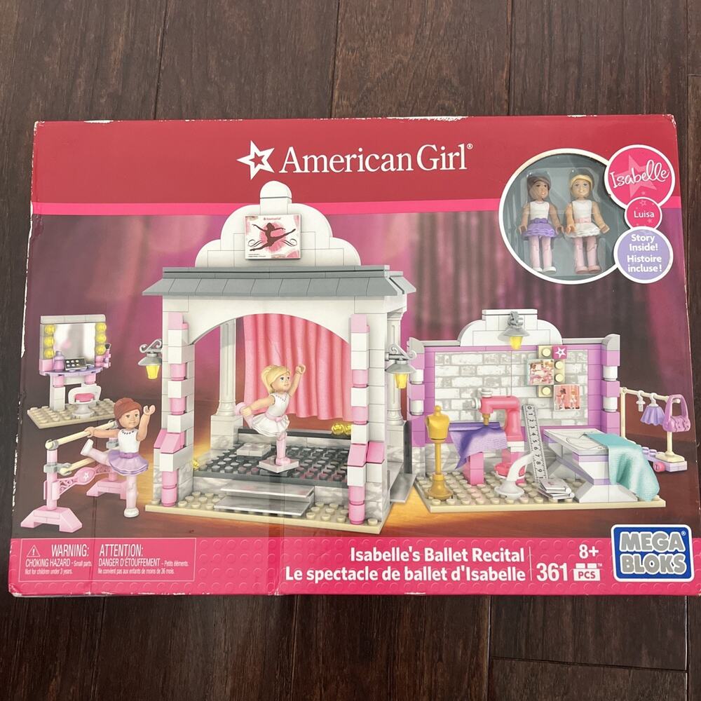 AMERICAN GIRL ISABELLA'S BALLET RECITAL SET MEGA BLOCKS NEW SEALED